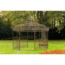 Xxl Luxus Pavillon Romantik Rund 500 Cm Terrassen Gartenlaube Pavillon Ideen Pavillon