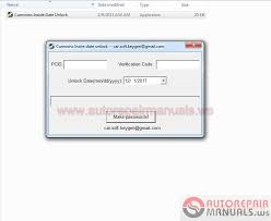 You can use the old calibration arquivos permite you change pc date on cummins insite and releases the program. Cummins Inside Date Unlock Auto Repair Manual Forum Heavy Equipment Forums Download Repair Workshop Manual