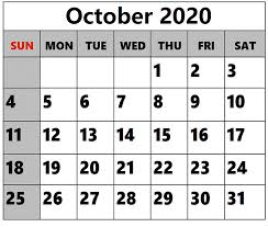Blank October 2020 Calendar Utilize Your Time Printable Calendar In 2020 October Calendar Time Printables Free Printable Calendar Templates