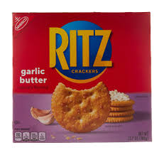 They are typically eaten with cheese or dip or topped with various foods and served as an appetizer. Amazon Com Ritz Garlic Butter Crackers 13 7 Oz