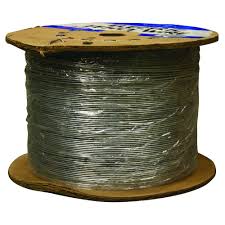 An electric fence is a neat, highly efficient way to keep livestock where they belong. Farmgard 1 2 Mile 17 Gauge Electric Fence Wire 317752a The Home Depot