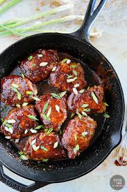 Cast Iron Teriyaki Chicken Thighs Taste And Tell Recipe In 2020 Cast Iron Chicken Chicken Skillet Recipes Skillet Chicken Thighs