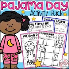 Pink violet clouds moon star pajama party invitation. Pajama Day Worksheets Teaching Resources Teachers Pay Teachers