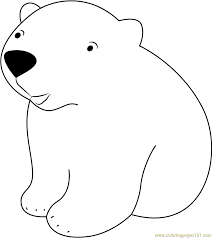 Cartoons, little polar bear, animal, looking, up. Baby Polar Bear Coloring Page For Kids Free The Little Polar Bear Printable Coloring Pages Online For Kids Coloringpages101 Com Coloring Pages For Kids