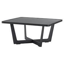Cane Line Time Out Modern Grey Aluminum Outdoor Coffee Table Small Small Outdoor Furniture Outdoor Coffee Tables Coffee Table