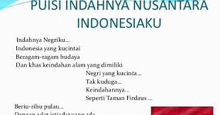 Puisi Pendek Tema Kebudayaan Puisi Indonesia Lengkap