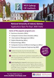 Study At National University Of Ireland Galway Ireland University International Students