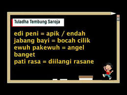 Tembung entar, tembung sing tegese wis ora padha karo tegese sakawit. Edi Peni Tegese Cara Golden