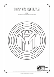 Inter Milan Logo Coloring Page Cool Coloring Pages Coloring Pages Inter Milan Logo