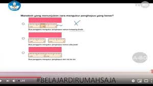 1 meter sama dengan 100 sentimeter Soal Belajar Dari Rumah Tvri Untuk Sd Kelas 1 3 Selasa 21 April 2020 Lengkap Dengan Materinya Halaman All Tribunnews Com