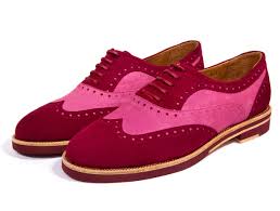 Pimpe deine budapester und deinen kleiderschrank auf und shoppe bei vinted! Jive Schnurschuhe Budapester Damen Handgefertigt Aus Wildleder Bordeaux Rose A Cuckoo Moment Schmuck Taschen Accessoires Rochenleder