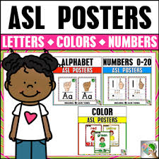 American Sign Language Colors Worksheets Teaching