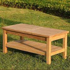 Harbour 1976's range of modern luxury coffee tables are perfect for your outdoor and patio areas. Wordsworth Rectangular Premium Teak Garden Coffee Table With Shelf