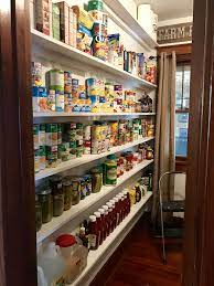 Utilizing All The Space In A Tall Narrow Pantry Narrow Pantry Standing Pantry Built In Pantry