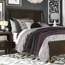 I Like The Color Combination Gray Master Bedroom Purple Master Bedroom Home Bedroom