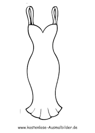 Ausmalbilder Bekleidung Ausmalbild Abendkleid Zum Ausdrucken