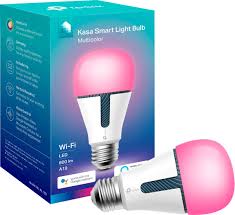 Tp Link Kasa Wifi Smart A19 Led Light Bulb Multicolor White Kl130 Best Buy