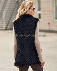2021 real rabbit fur vest knitted fashion gilet sleeveless coat fashion 51000n. The Julia Knitted Mink Vest Furhatworld Com