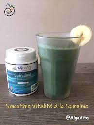 Smoothie Vitalite A La Spiruline Curcuma Recette Spiruline Recette Smoothie Vert