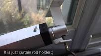 Auto slide window opener by linear actuator