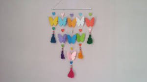 Maybe you would like to learn more about one of these? Snake Play Diy Wall Hanging Idea How To Make Beautiful Butterfly Hanging For Room Decoration Door Hanging Youtube Osaka Crafts