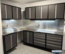 Our state of the art industry leading modular cabinet line. Granite Gray Diamond Plate Stainless Garage Storage Garage Storage Cabinets Diamond Plate