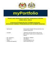 email protected | m y p o r tf o l i o myportfolio pembantu tadbir perkeranian/operasi unit maklumat pegawai nama : Myportfolio Pt Po N19 Cth Kpm Myportfolio Pembantu Tadbir Perkeranian Operasi Gred N19 Bahagian Khidmat Pengurusan Cawangan Pentadbiran Dan Course Hero