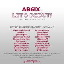 Dewan agong tuanku canselor uitm shah alam faktor faktor hari sukan documentary evidence in malaysia election malaysia 2018 result egyptian embassy in malaysia dimanakah ibu pejabat microsoft diploma pengurusan haji dan umrah education malaysia global. Ab6ix Malaysia On Twitter Ab6ixdebut Support Project By Ab6ix Malaysia 05 May 2019 11am 5pm Mst Chizu Honzu Nu Sentral ì—ì´ë¹„ì‹ìŠ¤ Ab6ix Absolute6ix Above Brandnew6ix ìž„ì˜ë¯¼ Limyoungmin