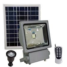 Solar Goes Green 100 Watt Super Bright 30 Motion Activated Grey Outdoor Integrated Led Solar Power Flood Security Flood Light Remote Sgg Fl3w Extreme The Home Solar Flood Lights Solar Spot Lights Flood Lights