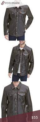 Levi S Strauss Co Vintage Faux Leather Jacket Leather Jacket Faux Leather Jackets Levi