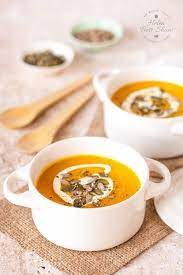 20 Warm Cozy Winter Soup Recipes Brighter Craft Sweet Potato Soup Spiced Pumpkin Soup Spiced Carrots