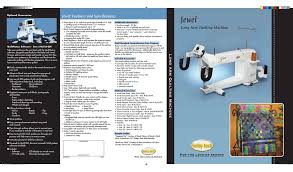Baby Lock Jewel Features And Specifications Pdf Download Manualslib