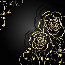 Shop new season styles at browns online. Golden Flower With Black Background Vector 01 Art Background Golden Flower Black Backgrounds