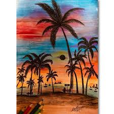 Please enter your email address receive free weekly tutorial in your email. How To Draw A Beach Sunset