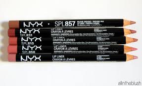 Nyx cosmetics suede matte lip liner. Nyx Slim Lip Pencils Review Swatches All In The Blush