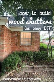 In comparison to the other 40 easy crafts to make and sell, this is definitely a very different plan. Build Your Own Shutters With Thompson S Waterseal A Giveaway Run To Radiance
