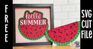 Free Free Hello Summer Watermelon Svg 834 SVG PNG EPS DXF File