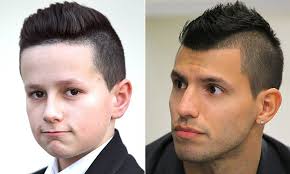 Pes 2017 joaquín correa with grey hair by pes dreams_mods. Salford Boy Banned From School Over Extreme Haircut Inspired By Sergio Aguero Daily Mail Online