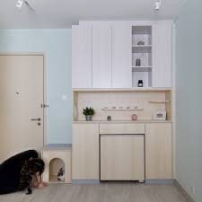 So if your kitchen is relegated to, say, just a few cabinets in the corner of a room, you likely really feel the stress of you might never dream of blocking any of that precious natural light, but this chicago apartment may get you thinking differently. Space Saving Furniture Dezeen