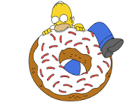 Résultat de recherche d'images pour "simpsons donuts"