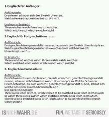 englischkurs zur verbesserung der betonung zungenbrecher englisch englisch fur anfanger