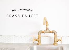 Diy Brass Bridge Faucet Faucets Diy Diy Plumbing Faucet