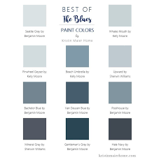 Favorite Blue Paint Colors Kristin Maier Home Sherwin Williams Blue Paint Blue Gray Paint Colors Blue Paint Colors