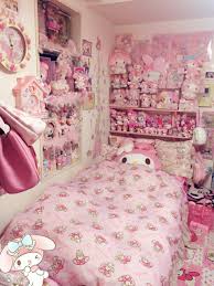 Cute Hawaii Hello Kitty Bedroom Kawaii Bedroom Kawaii Room Hello Kitty Bedroom