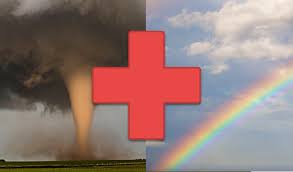 Some are a wondrous bright white, others are dark horri. Blog Rainbow Tornado Strikes Texas No Really Accuweather