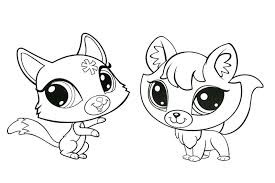 Cute Littlest Pet Shop Coloring Pages Little Pet Shop Little Pets Kittens Coloring