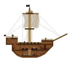 Modular Pixel Pirate Ship By Rolltonotdie On Deviantart Pirate Ship Pixel Ship