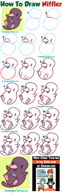 Über 7 millionen englischsprachige bücher. How To Draw A Cute Niffler From Fantastic Beasts Chibi Kawaii Easy Step By Step Drawing Tutorial How To Draw Step By Step Drawing Tutorials