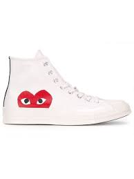 Comme Des Garcons Play X Converse Chuck Taylor Multi Heart 1970s Hi Comme Des Garcons Play X Converse X Converse High Top Sneakers Farfetch High Top Sneakers Converse Sneakers