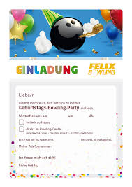 Du feierst deinen kindergeburtstag auf der bowlingbahn? Felix Bowling Ludwigshafen Bowling Co